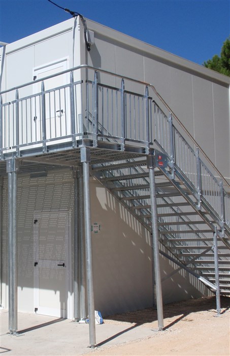 Exemple d'utilisation de nos escaliers modulaires acier