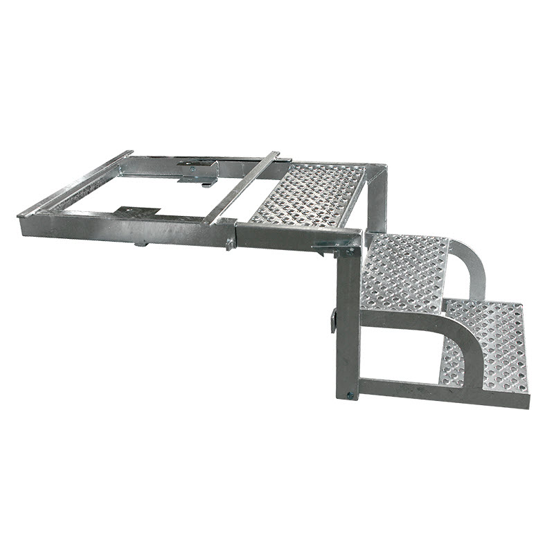 machepieds camion pivotant coulissant